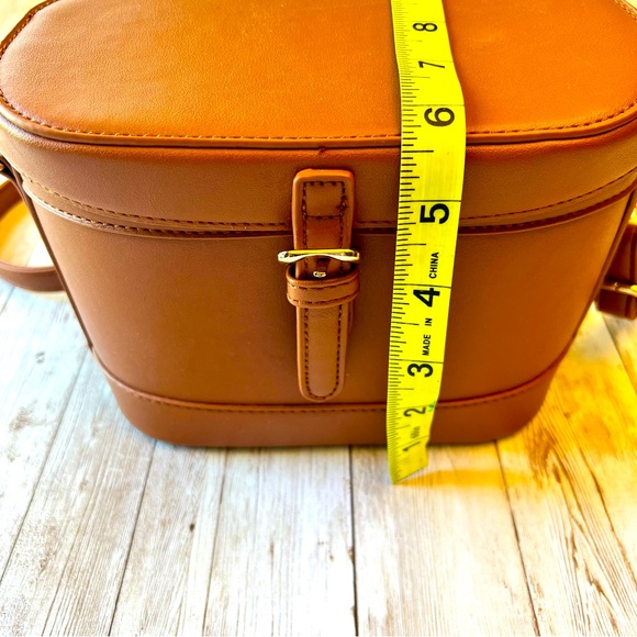 Brown box bag crossbody - Picture 2 of 9